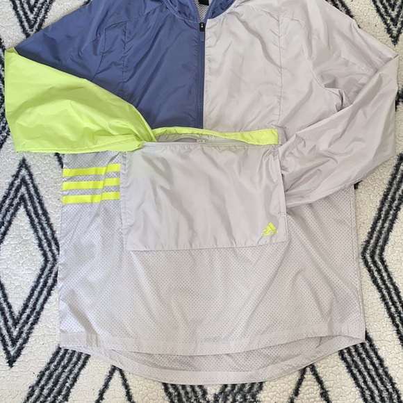Adidas ID Shell Anorak Ivory Women Size Large - Picture 2 of 9